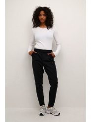 Kaffe Spodnie chino "Loraine" w kolorze czarnym rozmiar: 36. Czarne chinosy Kaffe, bez wzorów. Za 100.99 zł.