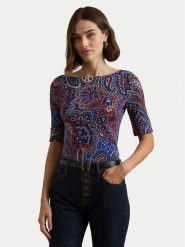 LAUREN RALPH LAUREN Bluzka 200957613001 Kolorowy Slim Fit. Bluzki Lauren Ralph Lauren, s, bez wzorów, z bawełny, bez kołnierzyka, bez ramiączek. Za 219.99 zł.