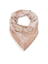 Liu Jo Szal 2A6024 T0300 Beżowy. Brązowe szaliki i kominy Liu Jo, bez wzorów, z wiskozy. Za 219.99 zł.