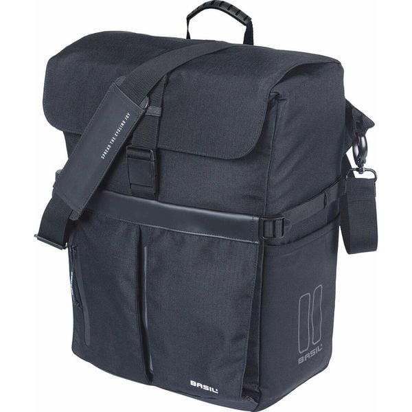 Torba rowerowa Move MIK Hooks, czarna. Czarne torby na laptopa BASIL, bez wzorów. Za 299.00 zł.