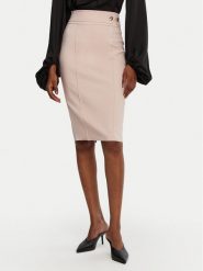 Rinascimento Spódnica midi CFC0122972003 Różowy Regular Fit. Czerwone spódnice Rinascimento, l, bez wzorów, z syntetyku, midi. Za 289.99 zł.