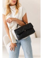 Lia Biassoni Skórzana torebka "Sauvage" w kolorze czarnym - 28 x 18 x 8 cm rozmiar: onesize. Czarne torebki klasyczne Lia Biassoni, bez wzorów, z materiału, przez ramię, pikowane, bez dodatków. Za 339.99 zł.