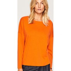 Gładka bluzka - Pomarańczo. Bluzki marki Reserved. W wyprzedaży za 39.99 zł.