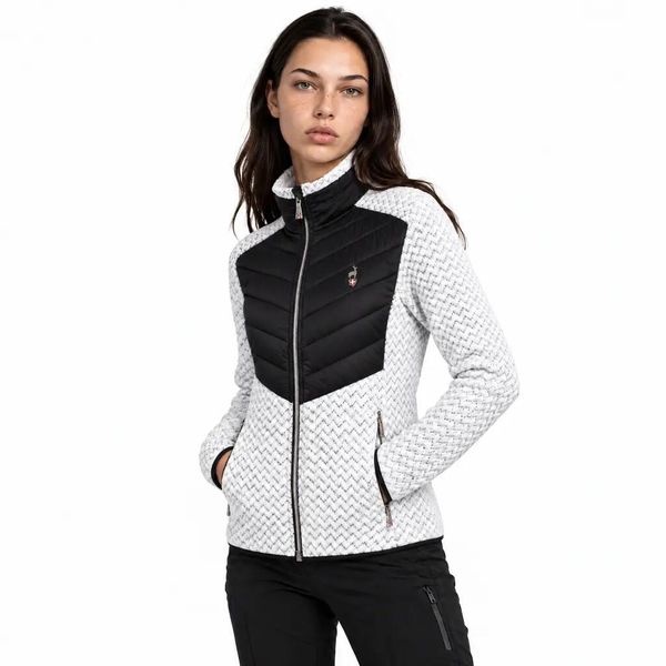 Kurtka hybrydowa damska COPEN. Czarne kurtki Aulp, m, bez wzorów, z dzianiny, eleganckie, bez kaptura. Za 479.99 zł.