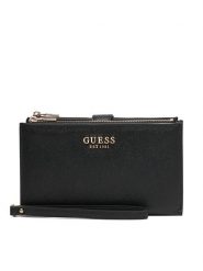Guess Portfel 183405 Czarny. Czarne portfele Guess, z aplikacjami. Za 294.99 zł.