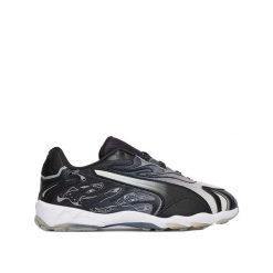 Buty do biegania PUMA Inhale RIPNDIP Czarno/Srebrne. Czarne buty do biegania Puma, bez wzorów, z kauczuku, bez zapięcia, do biegania. Za 540.50 zł.