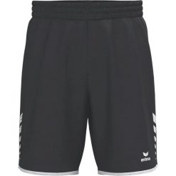 Krótkie spodenki bez podszewki dla dzieci Erima Wings. Czarne szorty Erima, bez wzorów, młodzieżowe. Za 139.00 zł.