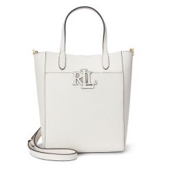 Torebka LAUREN RALPH LAUREN. Białe torebki klasyczne Lauren Ralph Lauren, bez wzorów, klasyczne, bez dodatków. Za 779.99 zł.