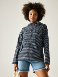 Regatta Kurtka przeciwdeszczowa "Bayletta" w kolorze granatowym rozmiar: 44. Niebieskie kurtki przeciwdeszczowe Regatta, m, bez wzorów, bez kaptura, outdoorowe. Za 168.06 zł.