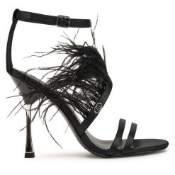 Sandały Liu Jo. Czarne sandały Liu Jo, bez wzorów, bez obcasa, na szpilce, bez zapięcia. Za 589.99 zł.