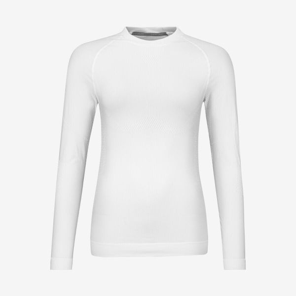 Koszulka z długim rękawem damska FLEX Seamless LS. Białe t-shirty sportowe Head, l, bez wzorów, z materiału, bez ramiączek, tenisowe. Za 224.00 zł.