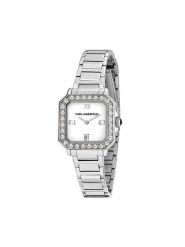 KARL LAGERFELD Zegarek R0553102503 Srebrny. Szare, analogowe zegarki KARL LAGERFELD, srebrne. Za 999.99 zł.