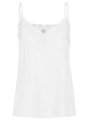 Fresh Made Top w kolorze białym rozmiar: XS. Białe topy Fresh Made, s, bez wzorów, z koronki, klasyczne, bez kołnierzyka, bez ramiączek. Za 21.97 zł.