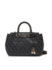 Guess Torebka Katya HWSG96 52060 Szary. Szare torebki klasyczne Guess, z aplikacjami, ze skóry, bez dodatków. Za 679.99 zł.