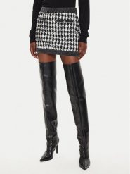 Liu Jo Spódnica mini UF4159 D4956 Czarny Regular Fit. Czarne spódnice Liu Jo, bez wzorów, z bawełny, mini. Za 459.99 zł.