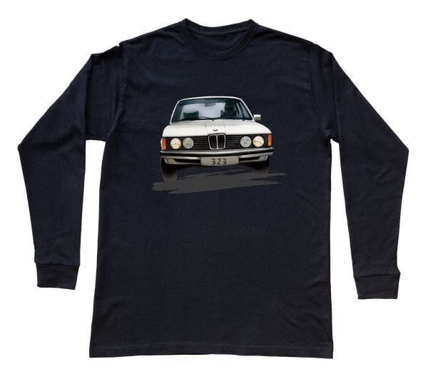 BMW 3 — bluzka z długim rękawem (Rozmiar: 3 - 4 lata; Kolor koszulki: czarny; Rodzaj nadruku: BMW 3). Czarne bluzki nikiniki, s, bez wzorów, z bawełny, bez kołnierzyka, bez ramiączek. Za 79.00 zł.