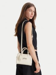 Guess Torebka J6RZ14 WGT10 Écru. Białe torebki klasyczne Guess, z aplikacjami, ze skóry, bez dodatków. Za 289.99 zł.