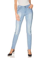 Heine Dżinsy - Slim fit - w kolorze błękitnym rozmiar: 25. Niebieskie jeansy Heine, bez wzorów, klasyczne. Za 173.99 zł.