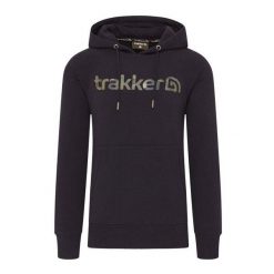 Bluza z kapturem Trakker Core Logo. Czarne bluzy TRAKKER, bez wzorów, sportowe, bez ramiączek, z kapturem. Za 287.00 zł.
