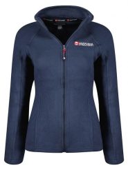 ANAPURNA Kurtka polarowa "Tonneaufz" w kolorze granatowym rozmiar: L. Niebieskie kurtki ANAPURNA, l, bez wzorów, z materiału, klasyczne, bez kaptura. Za 83.03 zł.