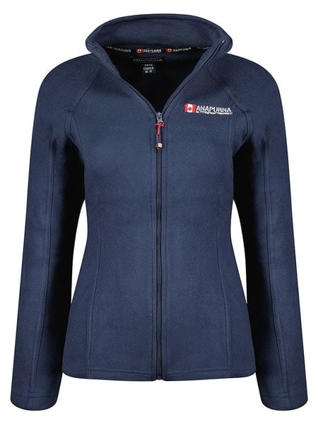 ANAPURNA Kurtka polarowa "Tonneaufz" w kolorze granatowym rozmiar: L. Niebieskie kurtki ANAPURNA, l, bez wzorów, z materiału, klasyczne, bez kaptura. Za 83.03 zł.