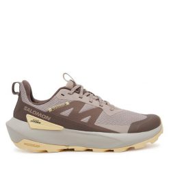 Trekkingi Salomon. Czerwone buty trekkingowe Salomon, bez zapięcia. Za 419.99 zł.