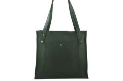 Shopperka skórzana BARBERINI'S c. zielona 914-42. Zielone shopper bag Barberinis, bez wzorów, ze skóry, biznesowe, na ramię, małe, bez dodatków. Za 275.49 zł.