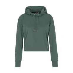 Bluza damska FILA Rheine Cropped Hoody. Zielone bluzy bez kaptura Fila, xs, bez wzorów, bez kaptura. Za 149.99 zł.
