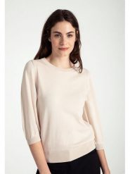 More & More Sweter w kolorze kremowym rozmiar: 36. Brązowe swetry More & More, bez wzorów, bez ramiączek. Za 98.45 zł.