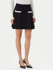 HUGO Spódnica trapezowa Naffitini 50542759 Czarny Regular Fit. Czarne spódnice Hugo, xxl, bez wzorów, z bawełny, trapezowe. Za 599.99 zł.