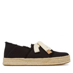 Espadryle Toms. Czarne espadryle TOMS, bez wzorów, bez obcasa. Za 319.99 zł.