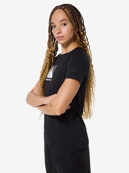 Super.natural Koszulka funkcyjna "Super Mountain" w kolorze czarnym rozmiar: XS. Czarne t-shirty sportowe super.natural, xs, bez wzorów, z wełny, bez ramiączek, outdoorowe. Za 208.99 zł.