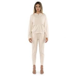 Bluza wygodny z kaptur na co dzień na siłownię. Brązowe bluzy LEONE 1947 APPAREL, bez wzorów, z bawełny, sportowe, bez ramiączek, bez kaptura. W wyprzedaży za 273.65 zł.