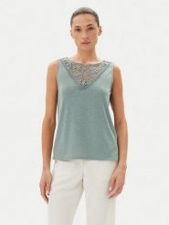 JDY Top Dodo 15296246 Zielony Regular Fit. Zielone topy JDY, l, bez wzorów, z syntetyku, bez kołnierzyka, bez ramiączek. Za 59.99 zł.