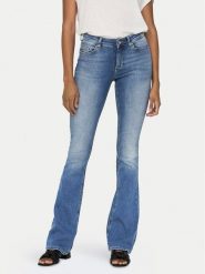 ONLY Jeansy Blush 15245444 Niebieski Flare Fit. Niebieskie jeansy ONLY, m, bez wzorów, z bawełny. Za 229.99 zł.