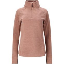 Bluza trekkingowa damska Whistler Kajsa. Brązowe bluzy WHISTLER, na zimę, bez wzorów, sportowe, bez ramiączek, bez kaptura. Za 179.99 zł.