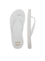 Billabong Japonki 800269A Biały. Białe japonki Billabong, bez wzorów, z materiału. Za 59.99 zł.