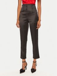 BARDOT Spodnie materiałowe 59146PB3 Czarny Regular Fit. Czarne spodnie materiałowe Bardot, bez wzorów, z materiału. Za 349.99 zł.