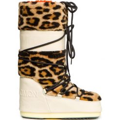 Buty MOON BOOT x YVES SALOMON Beżowy|Brązowy|Print. Śniegowce marki Moon Boot. W wyprzedaży za 2,172.00 zł.