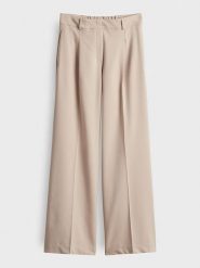 Someday Spodnie w kolorze beżowym rozmiar: 34. Brązowe spodnie materiałowe someday., bez wzorów, z materiału, z podwyższonym stanem. Za 143.99 zł.