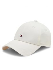 Tommy Hilfiger Czapka z daszkiem Essential Flag Cap AW0AW16360 Biały. Białe czapki z daszkiem Tommy Hilfiger, bez wzorów, z materiału. Za 119.99 zł.