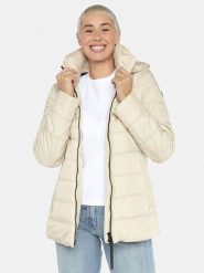 Fuchs Schmitt Kurtka pikowana w kolorze kremowym rozmiar: 46. Brązowe kurtki Fuchs Schmitt, bez wzorów, bez kaptura. Za 295.99 zł.