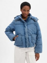 Levi's dżinsowa kurtka puchowa Kobiety niebieski, M. Niebieskie kurtki Levi's, m, bez wzorów, z puchu. Za 649.95 zł.