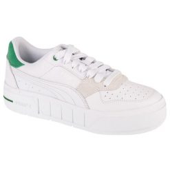 Buty do chodzenia damskie Puma Cali Court Match. Białe buty sportowe lifestyle Puma, bez wzorów, ze skóry, sportowe, bez zapięcia. Za 169.00 zł.