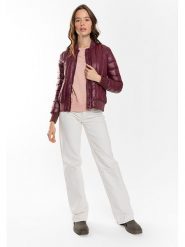 Northwood Kurtka pikowana "Soren" w kolorze bordowym rozmiar: M. Czerwone kurtki Northwood, m, bez wzorów, prążkowane, bez kaptura. Za 121.99 zł.