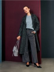 Sweter chunky z domieszką wełny - niebieski. Niebieskie swetry Sinsay, l, bez wzorów, z wełny, bez ramiączek. Za 59.99 zł.