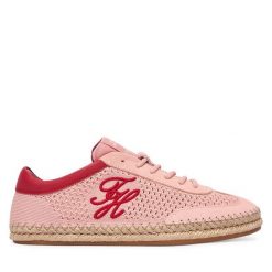 Espadryle Tommy Hilfiger. Czerwone espadryle Tommy Hilfiger, bez wzorów, bez obcasa. Za 449.99 zł.