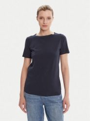 Weekend Max Mara T-Shirt Multib 2525976011 Granatowy Regular Fit. Niebieskie t-shirty Weekend Max Mara, m, bez wzorów, z bawełny, bez kołnierzyka, bez ramiączek. Za 289.99 zł.