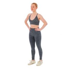 Damski zestaw sportowy Xtreme - legginsy + biustonosz sportowy - Antracyt. Szare legginsy XTREME SOCKSWEAR, bez wzorów, z materiału, sportowe. Za 190.74 zł.