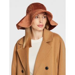 Kapelusz Roxy. Brązowe kapelusze Roxy, bez wzorów. Za 109.99 zł.